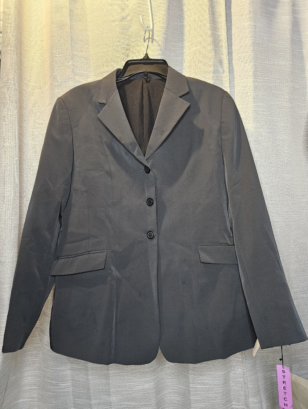 R.J. Classics Womens 12R Show Coat New Black equestrian jacket